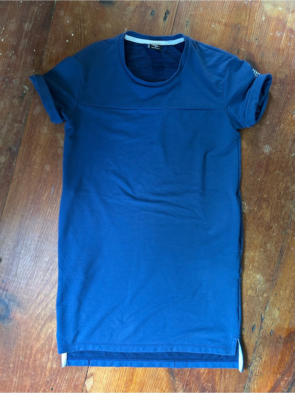 Navy Blue Short Sleeve Knit NB dress